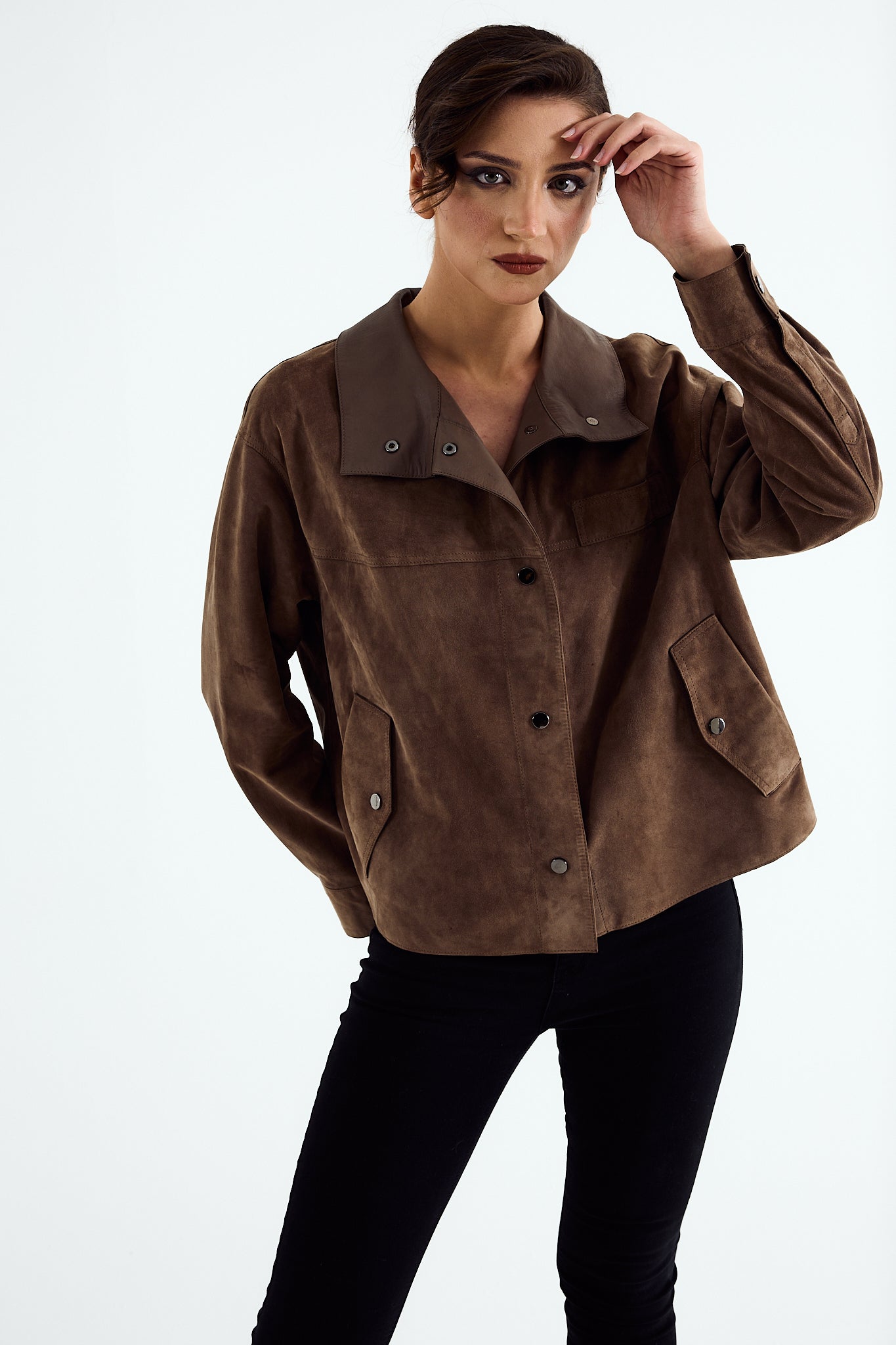 MAEVE Mink Suede Jacket