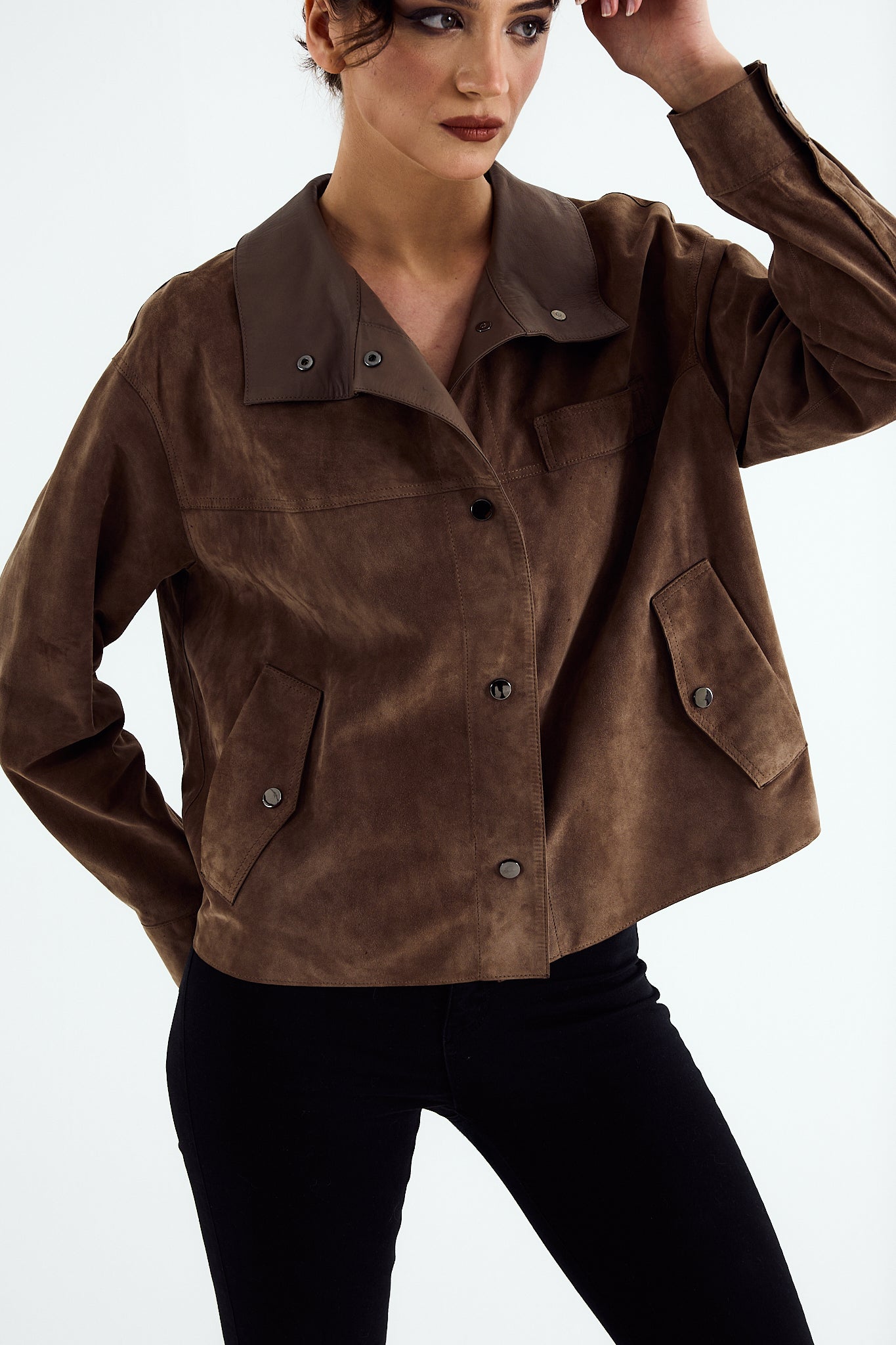 MAEVE Mink Suede Jacket