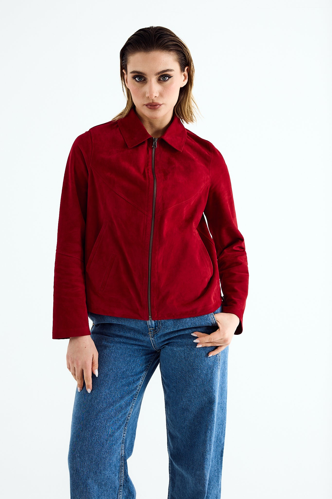 RUBY Ruby Suede Zip Jacket