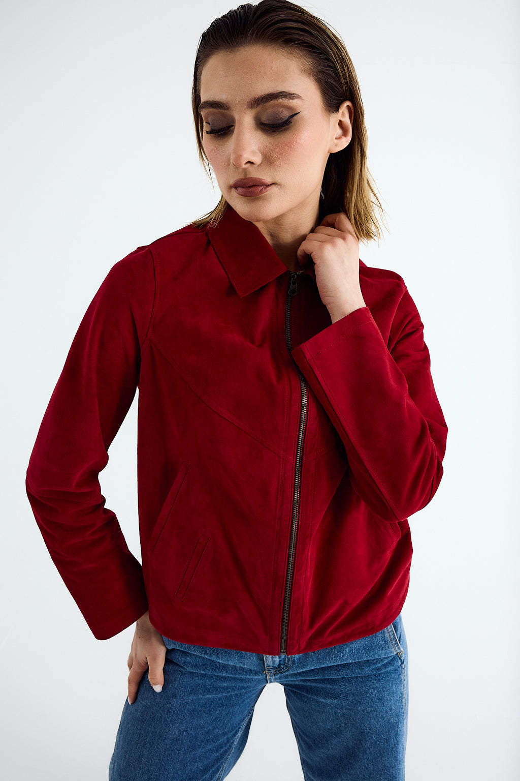 RUBY Ruby Suede Zip Jacket