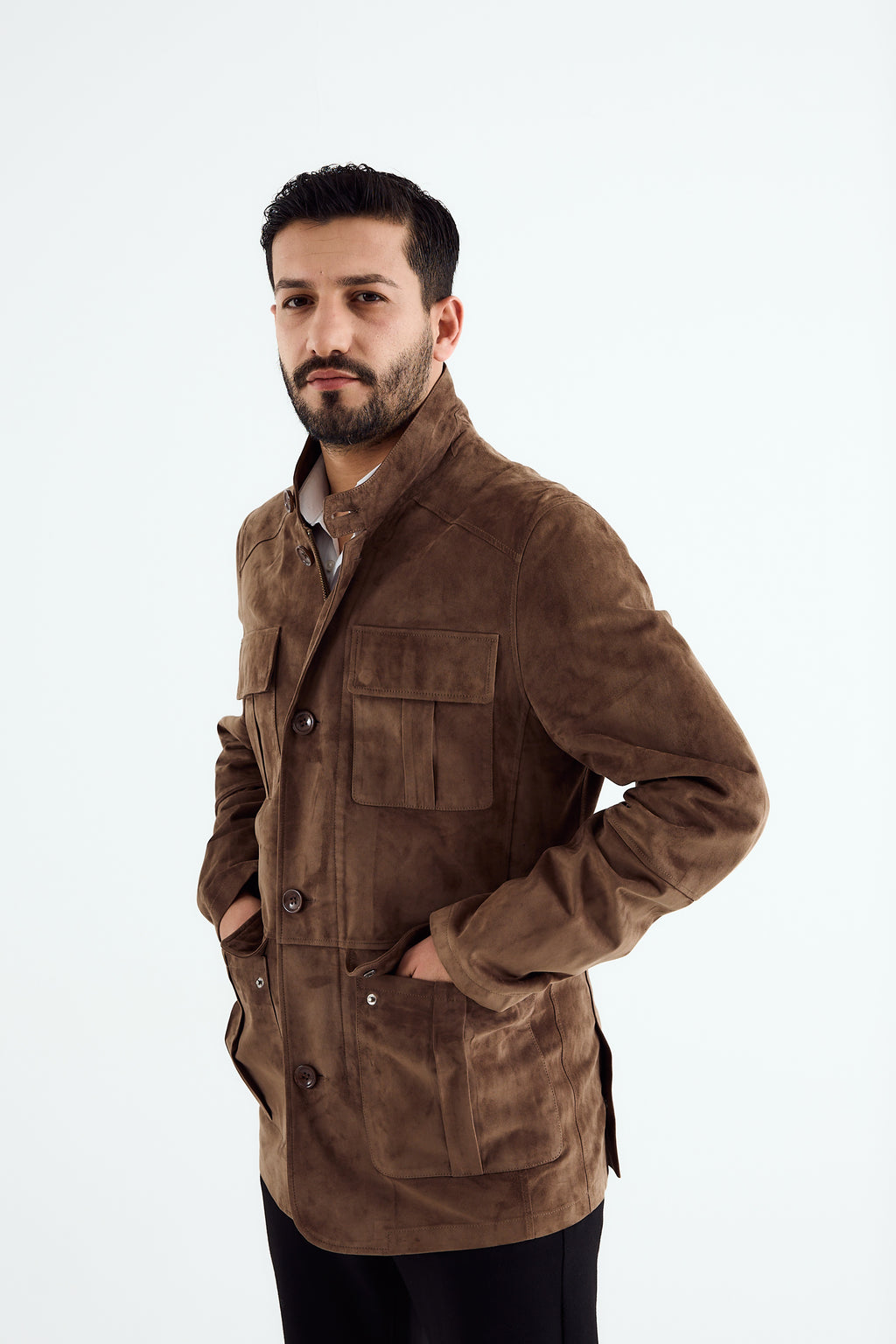 ADRIAN Suede Field Jacket