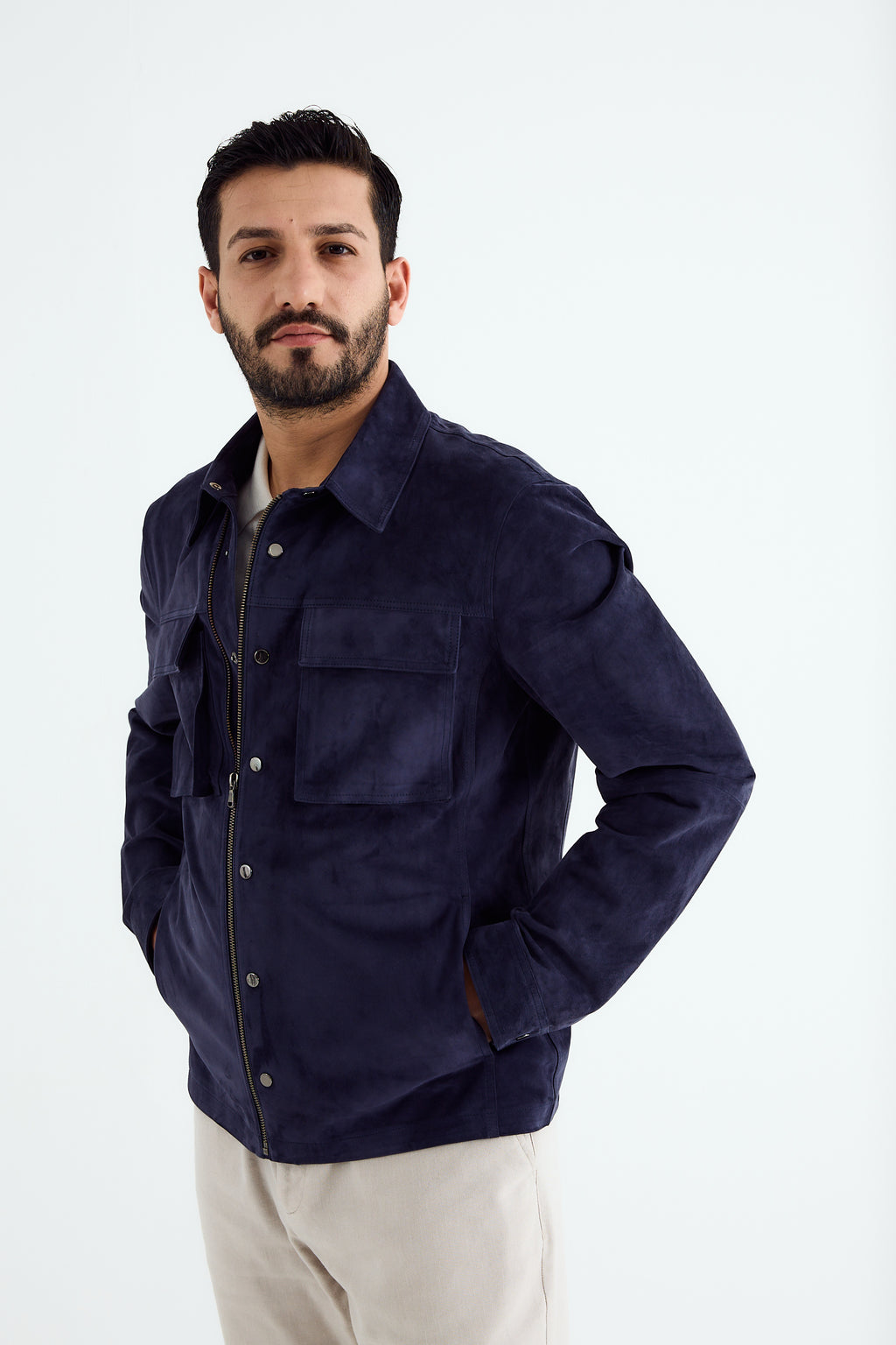 NICO Suede Utility Jacket