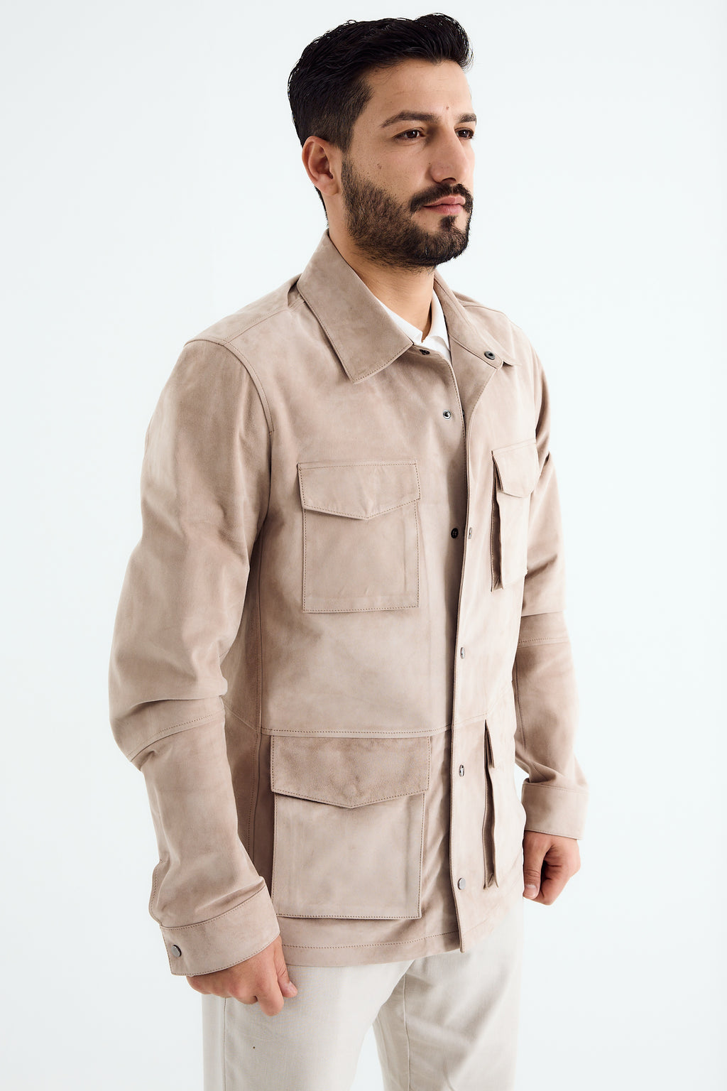 MATTEO Suede Safari Jacket