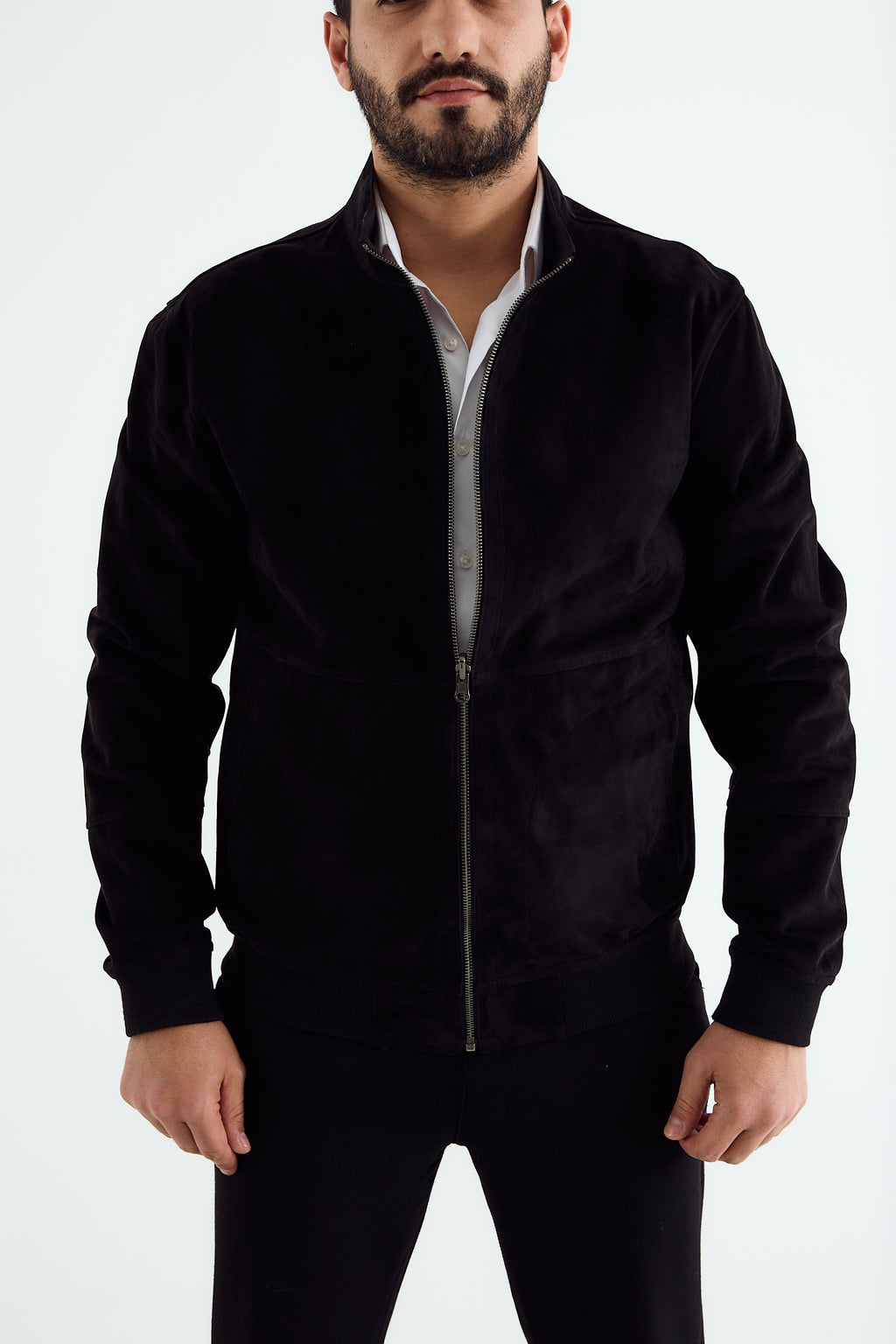 ROMA Suede Bomber Jacket