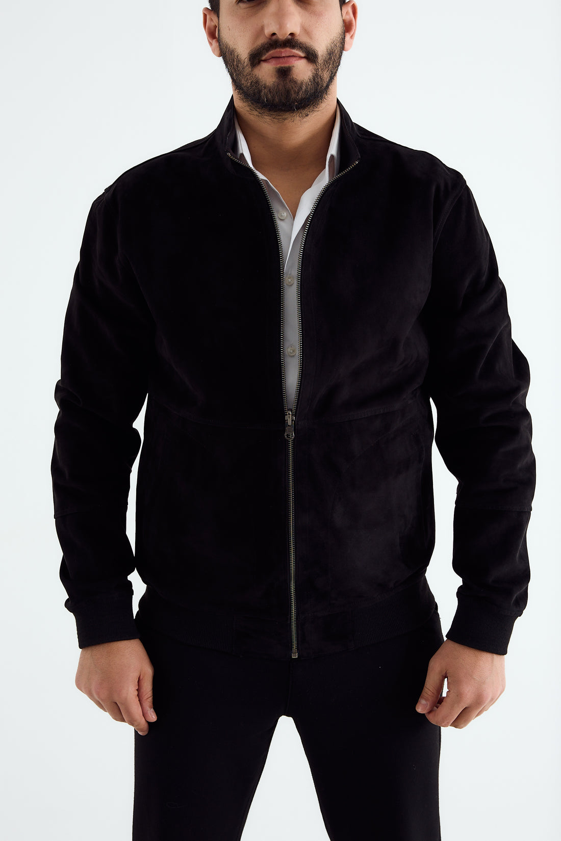 ROMA Suede Bomber Jacket