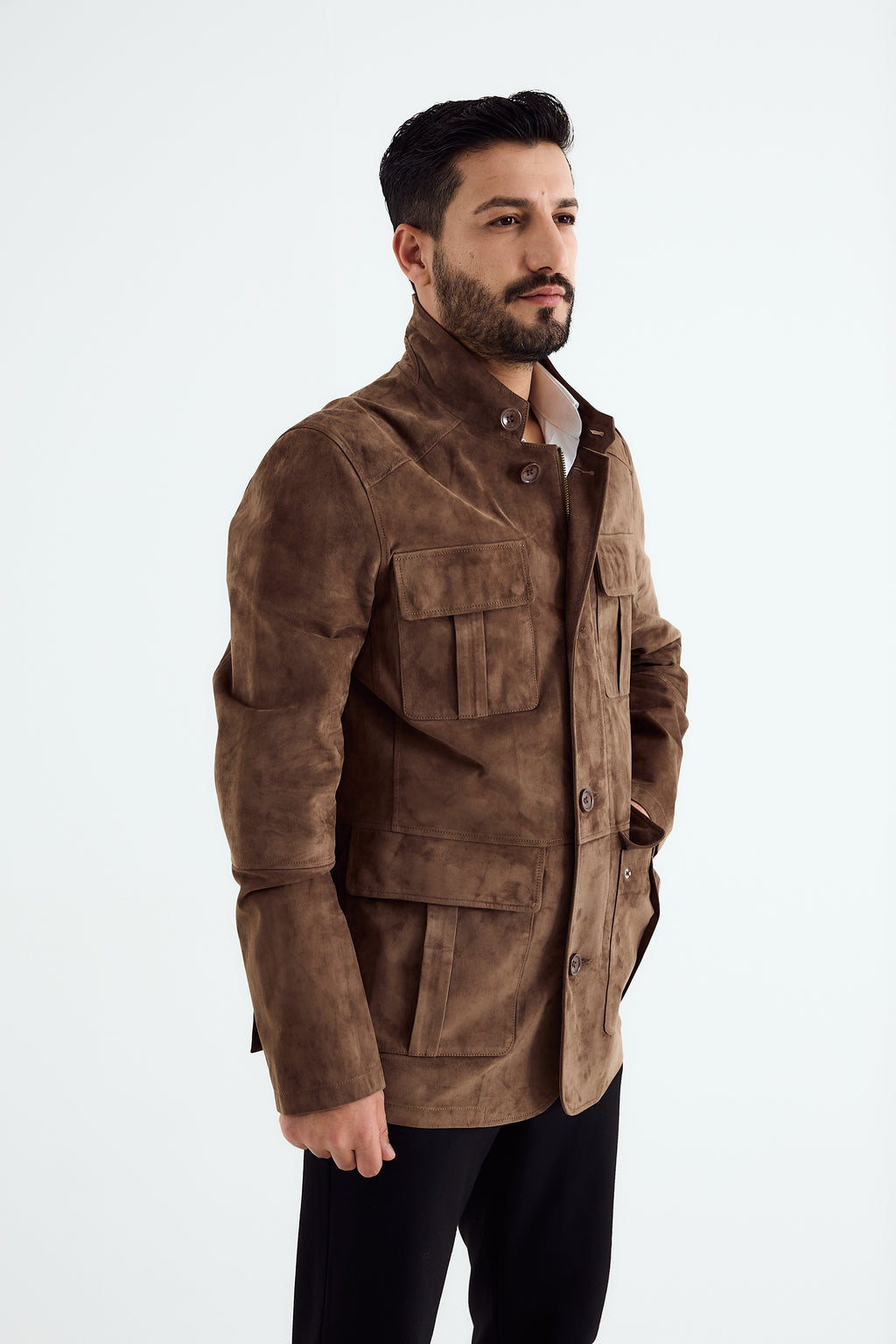 ADRIAN Suede Field Jacket